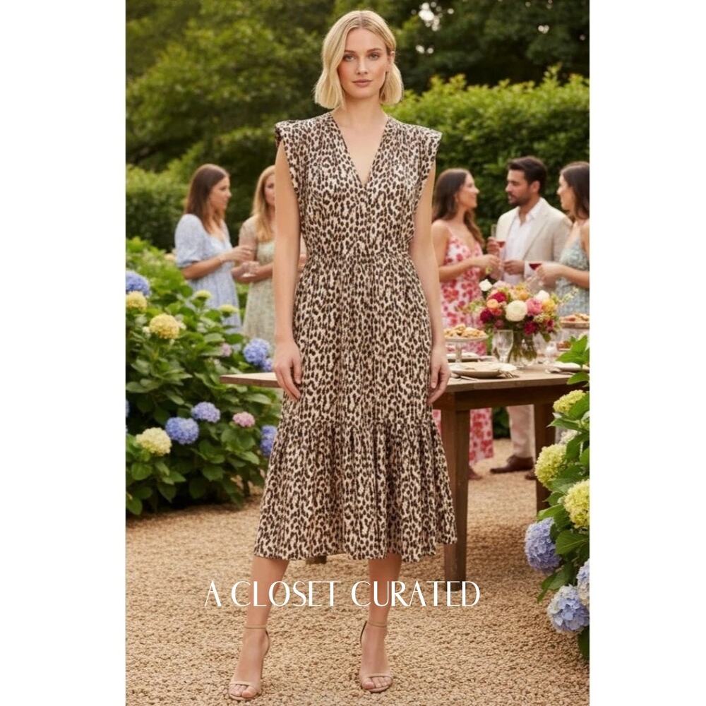 Magali Pascal Jardin Midi Dress Small NWT
